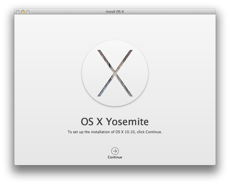 yosemite installer