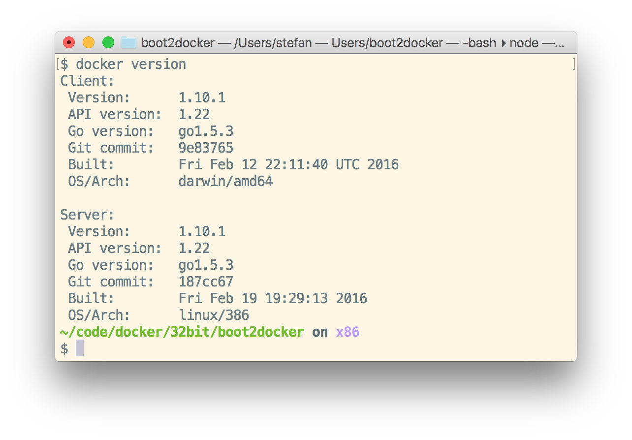 boot2docker in appveyor