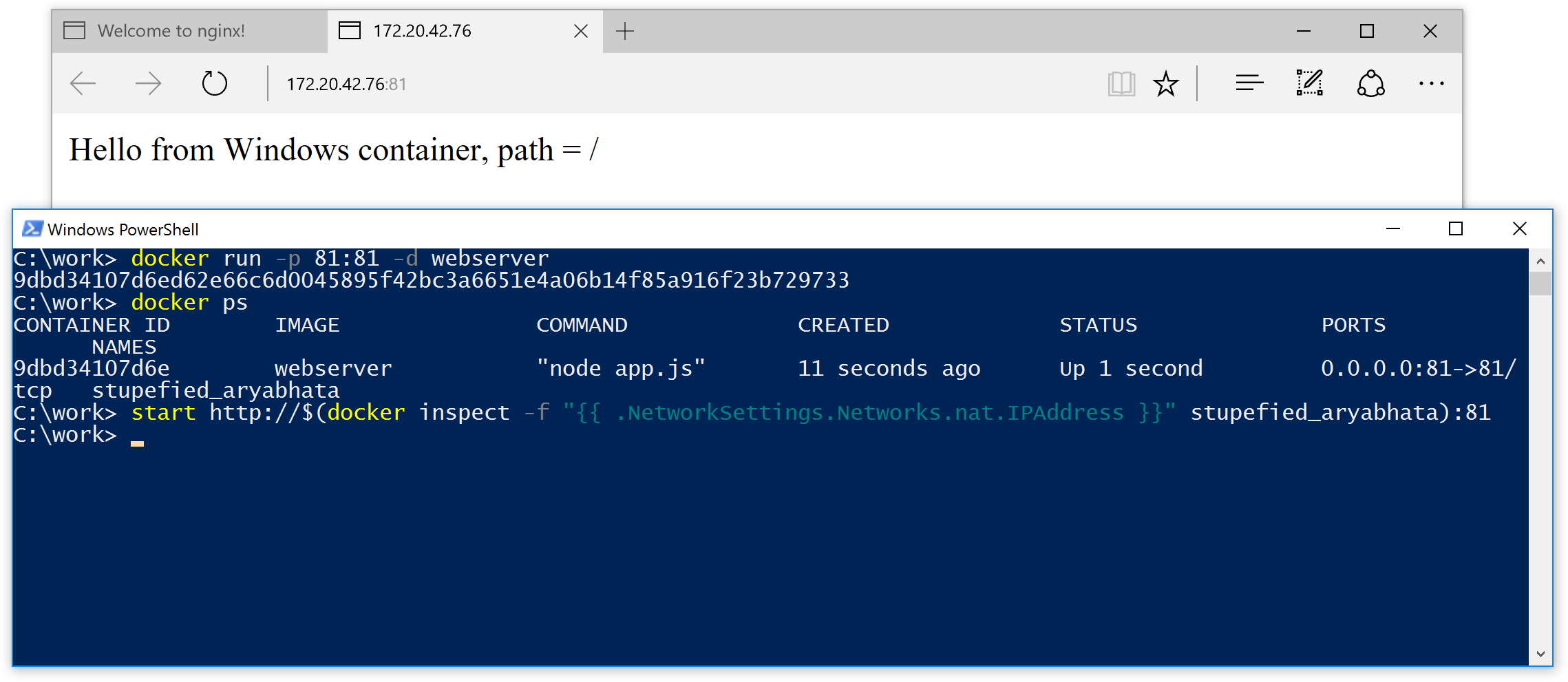 Run Linux and Windows Containers on Windows 10