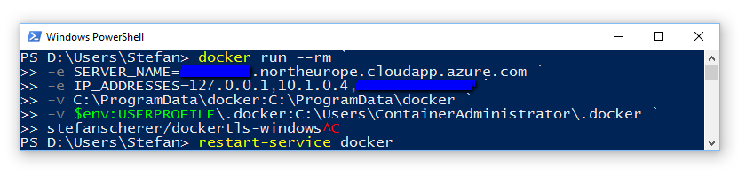 docker-run