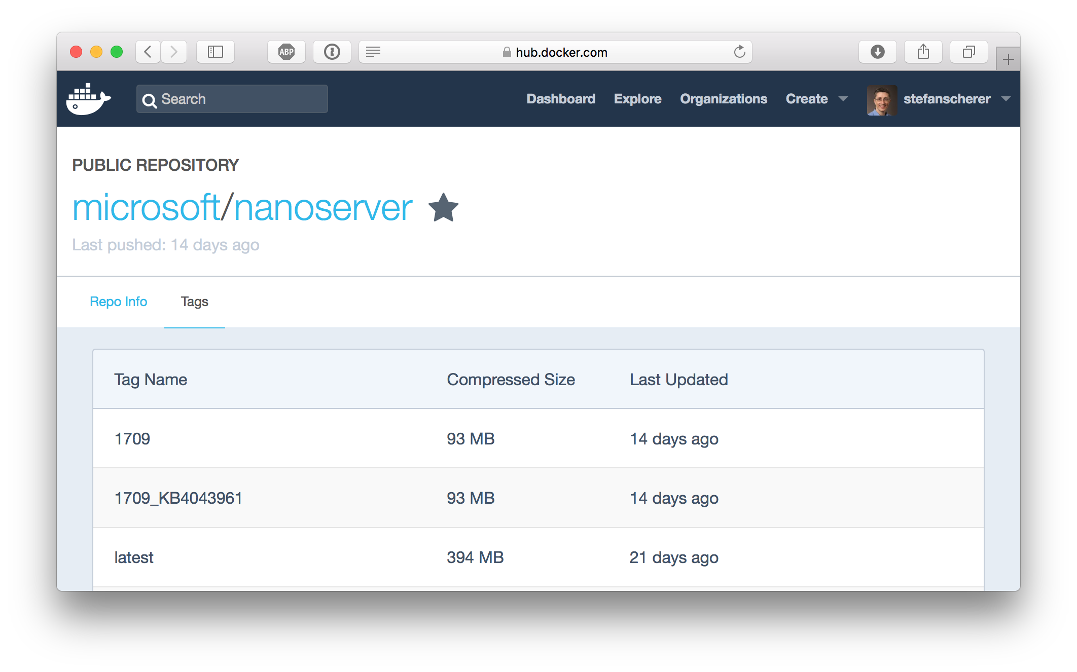 docker-hub-nanoserver