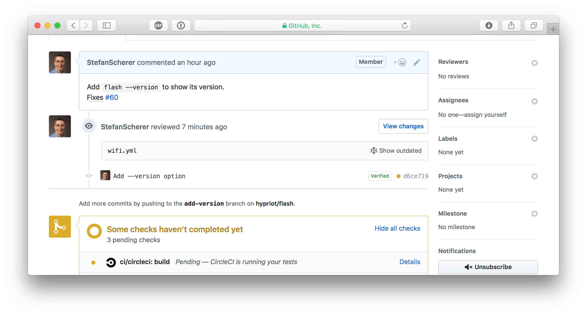 GitHub show outdated comments